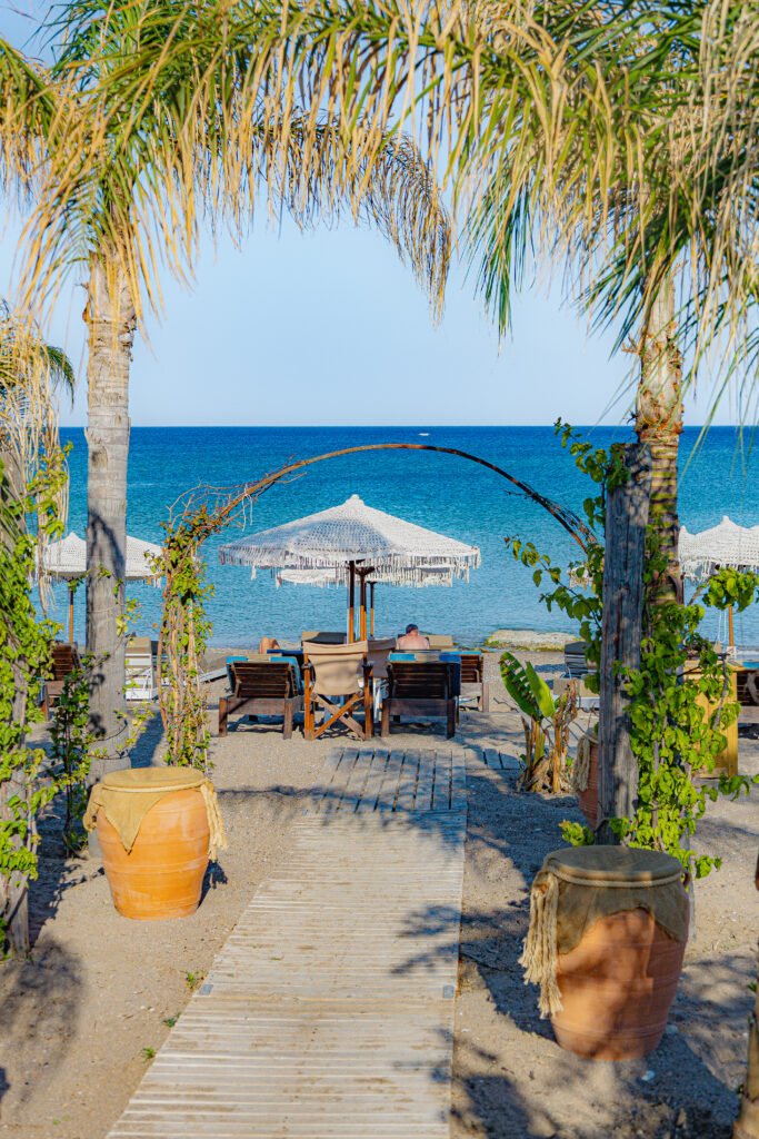 best beach bar in rhodes